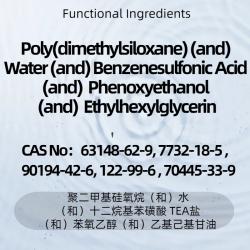 Poly(dimethylsiloxane) & Water & Benzenesulfonic Acid & Phenoxyethanol & Ethylhexylglycerin